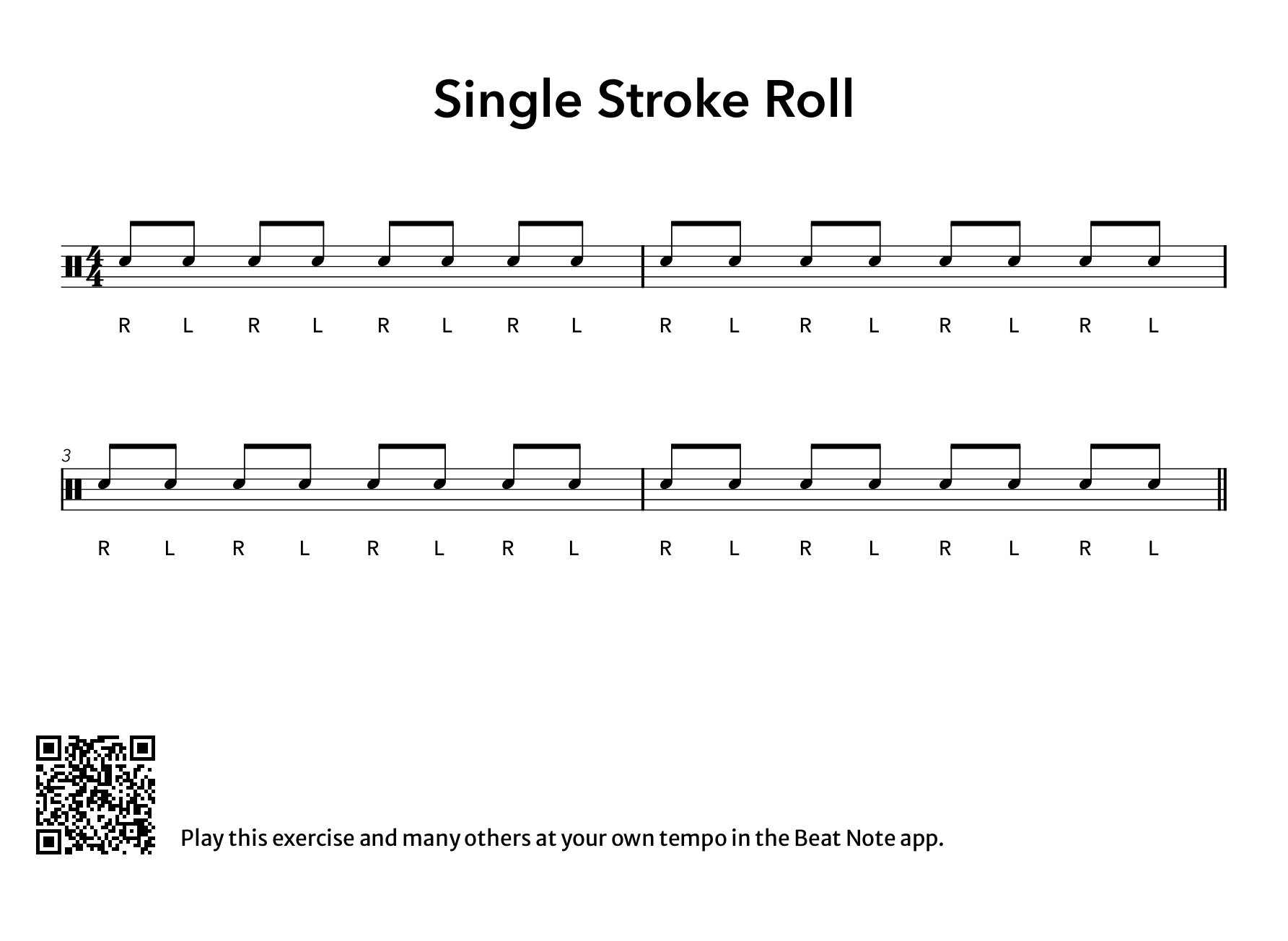 Basic Snare Drum Rhythms